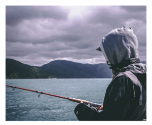 kwsus ’uw’ hwun’a’ ’i’ nem’ hi’wul’te’num’ | The first time fishing with a rod by Evangeline Guerin and Ruby Peter | Sti’tum’at